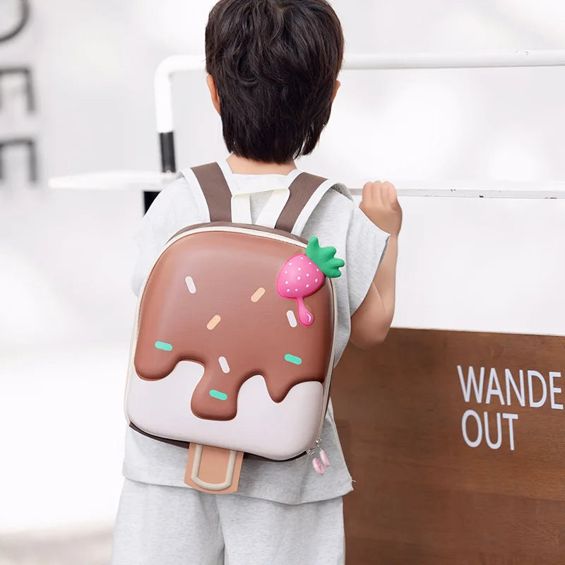 Cute Cartoon Kids Backpack - Waterproof School Bag