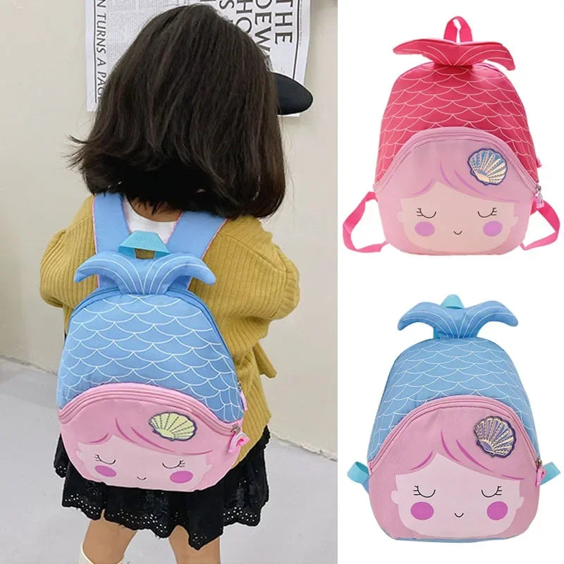 Mermaid Kids Backpack - Fun and Stylish Girls' School Bag