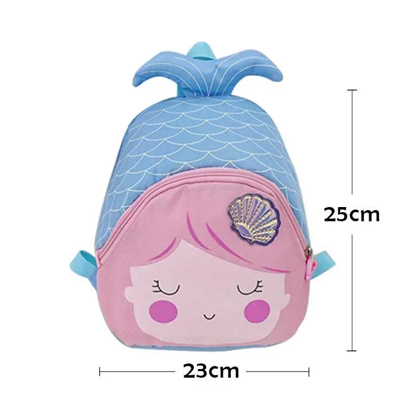 Mermaid Kids Backpack - Fun and Stylish Girls' School Bag