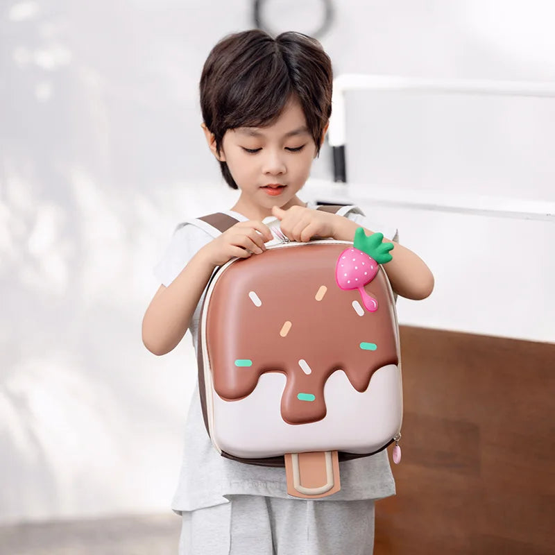 Cute Cartoon Kids Backpack - Waterproof School Bag